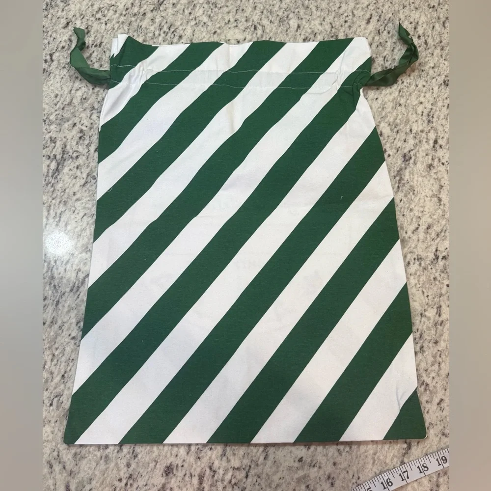 North Pole Mail Service Green and White Gift Bag.  I have 2 of these available.